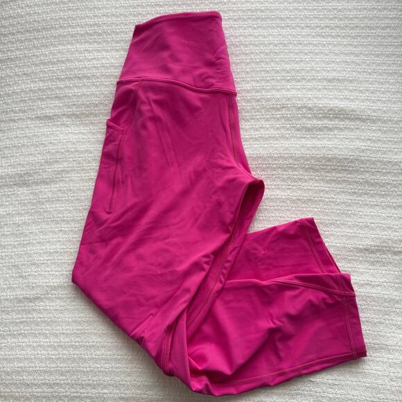 NWOT Size 12 Lululemon Align High-Rise Pant with Pockets 25" Sonic Pink - Picture 4 of 6